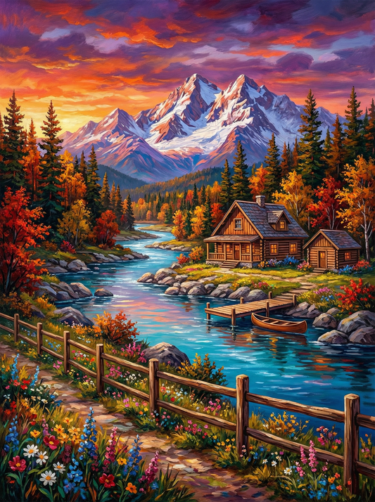 Autumn River Retreat (120 Colors)