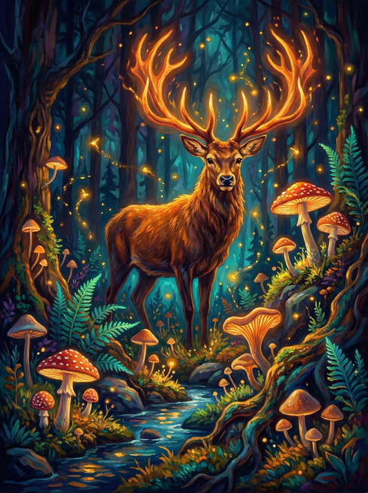 Enchanted Forest Deer (80 Colors)
