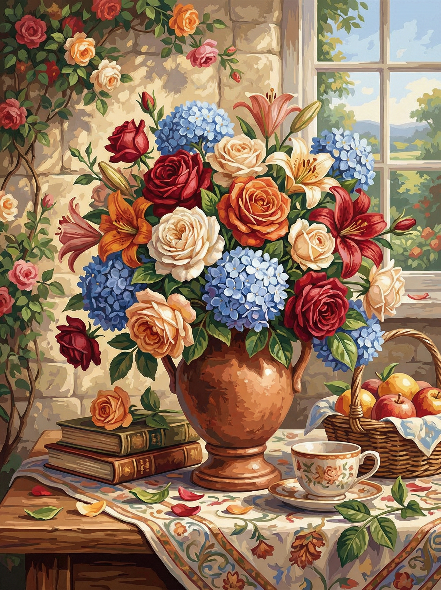 Sunlit Cottage Bouquet (120 Colors)