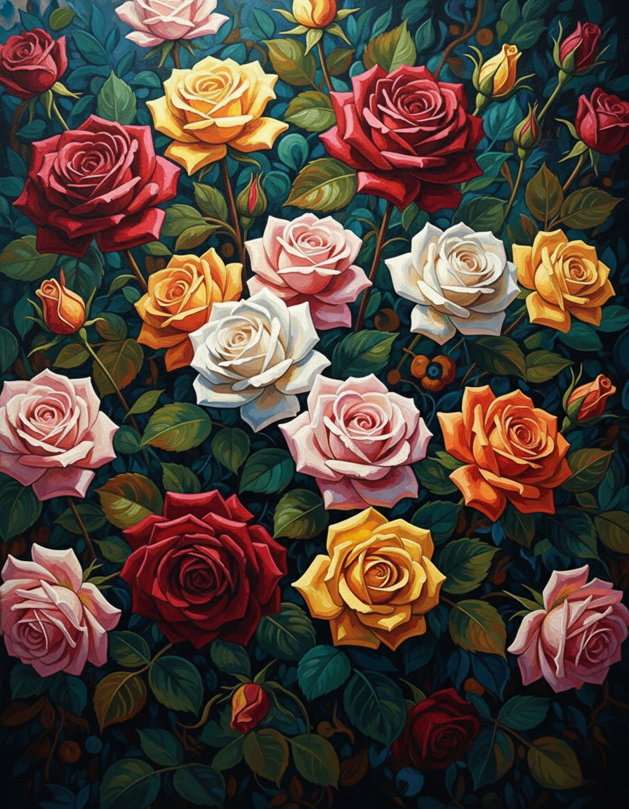 Garden of Roses (80 Colors)