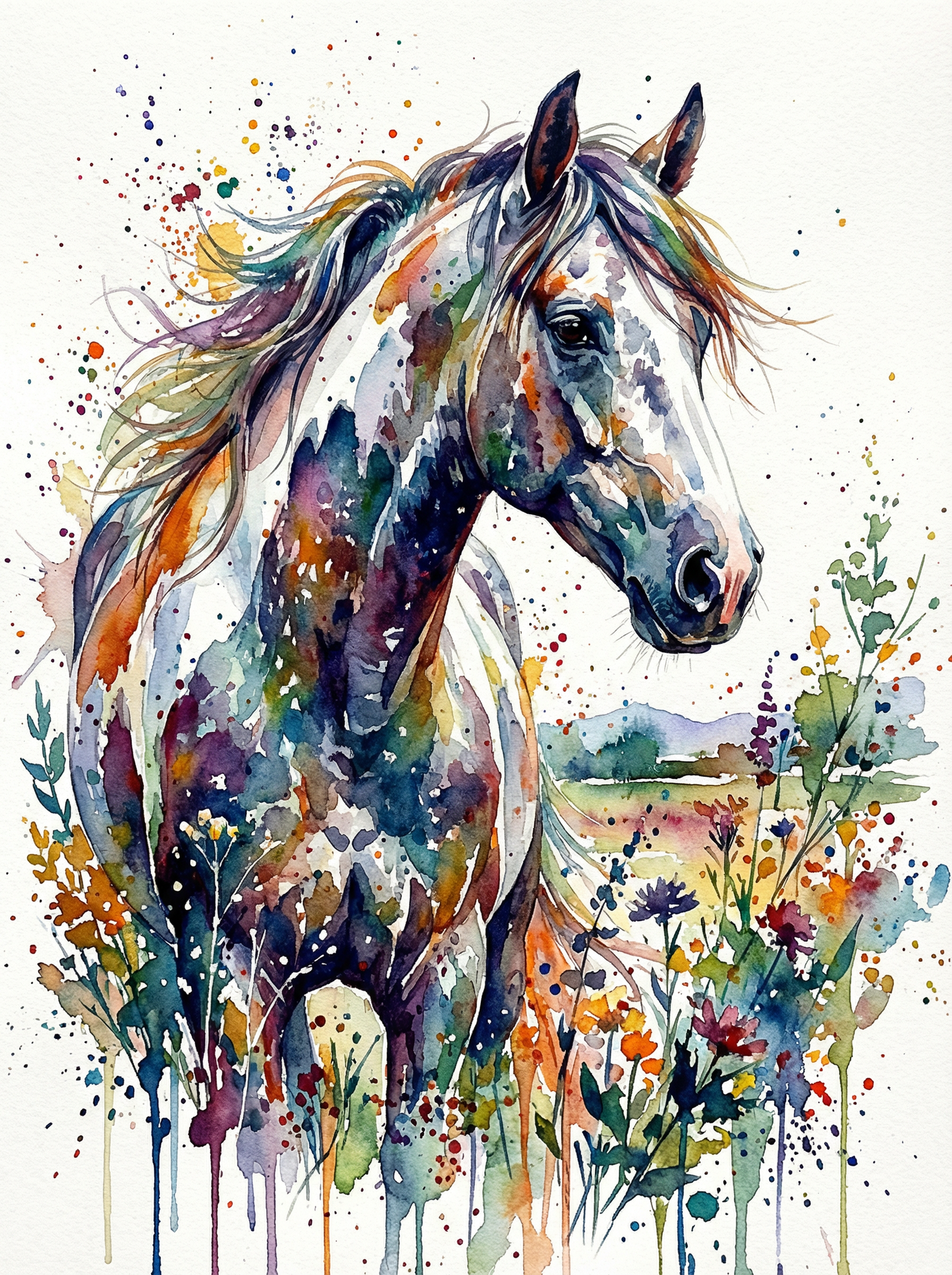 Wildflower Spirit Horse (120 Colors)
