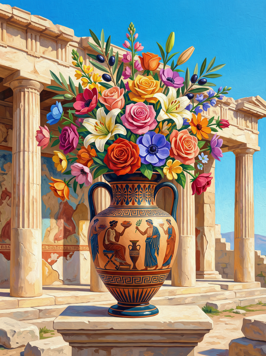 Ancient Greek Temple Bouquet (80 Colors)