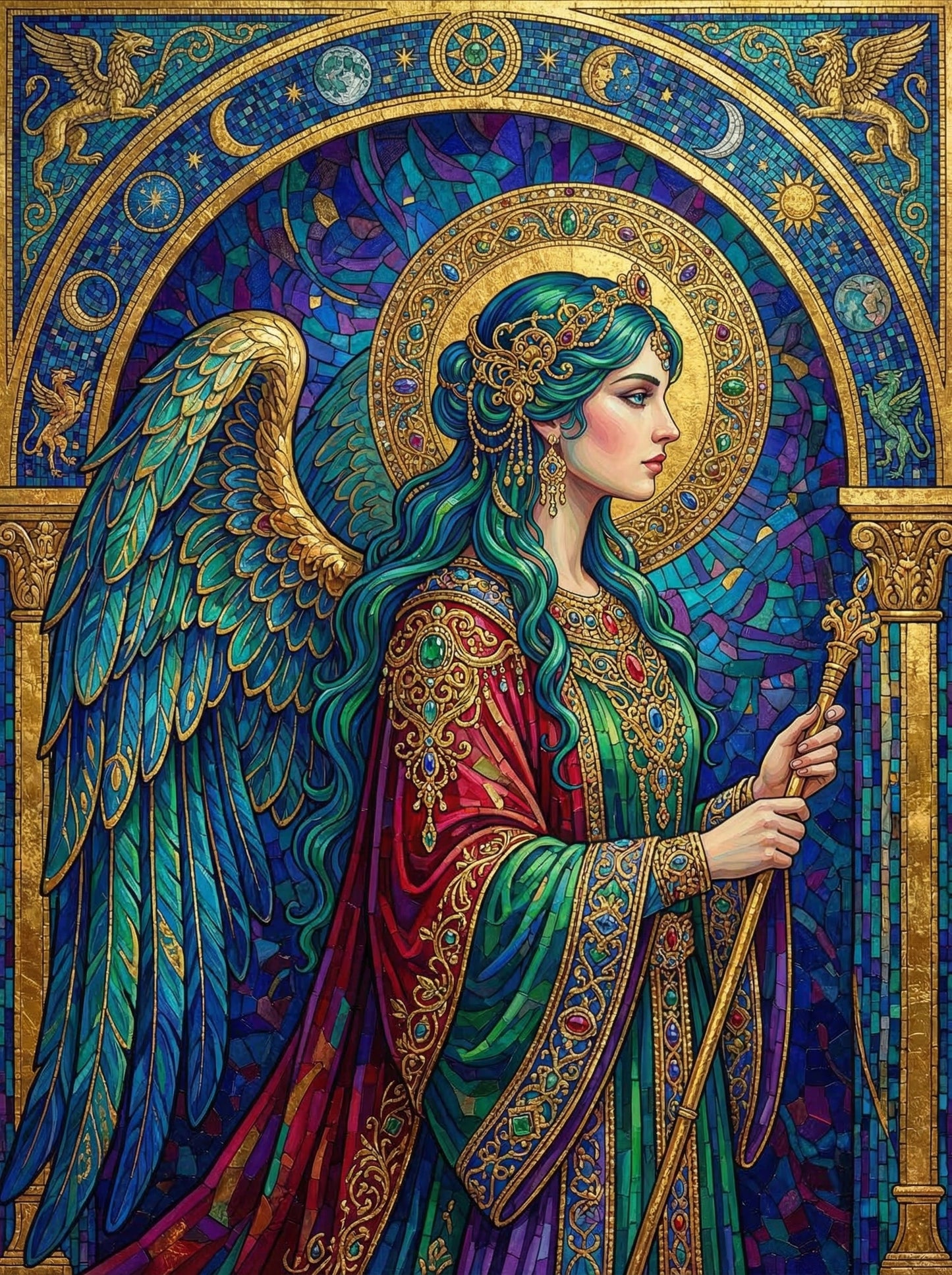 Archangel Stained Glass (80 Colors)