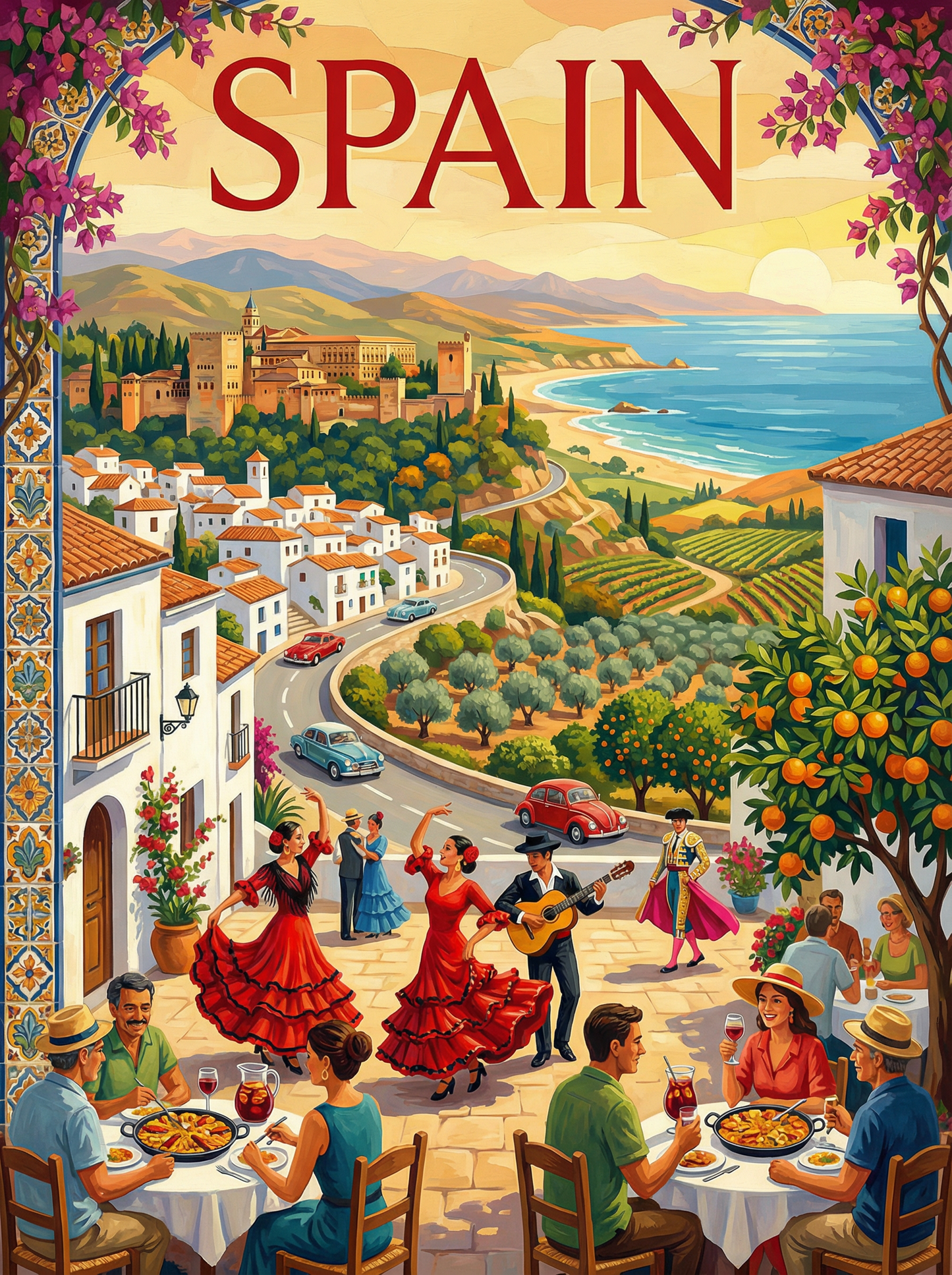 Spanish Coastal Fiesta (80 Colors)