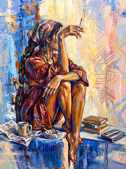 Bohemian Soul With Books (80 Colors)