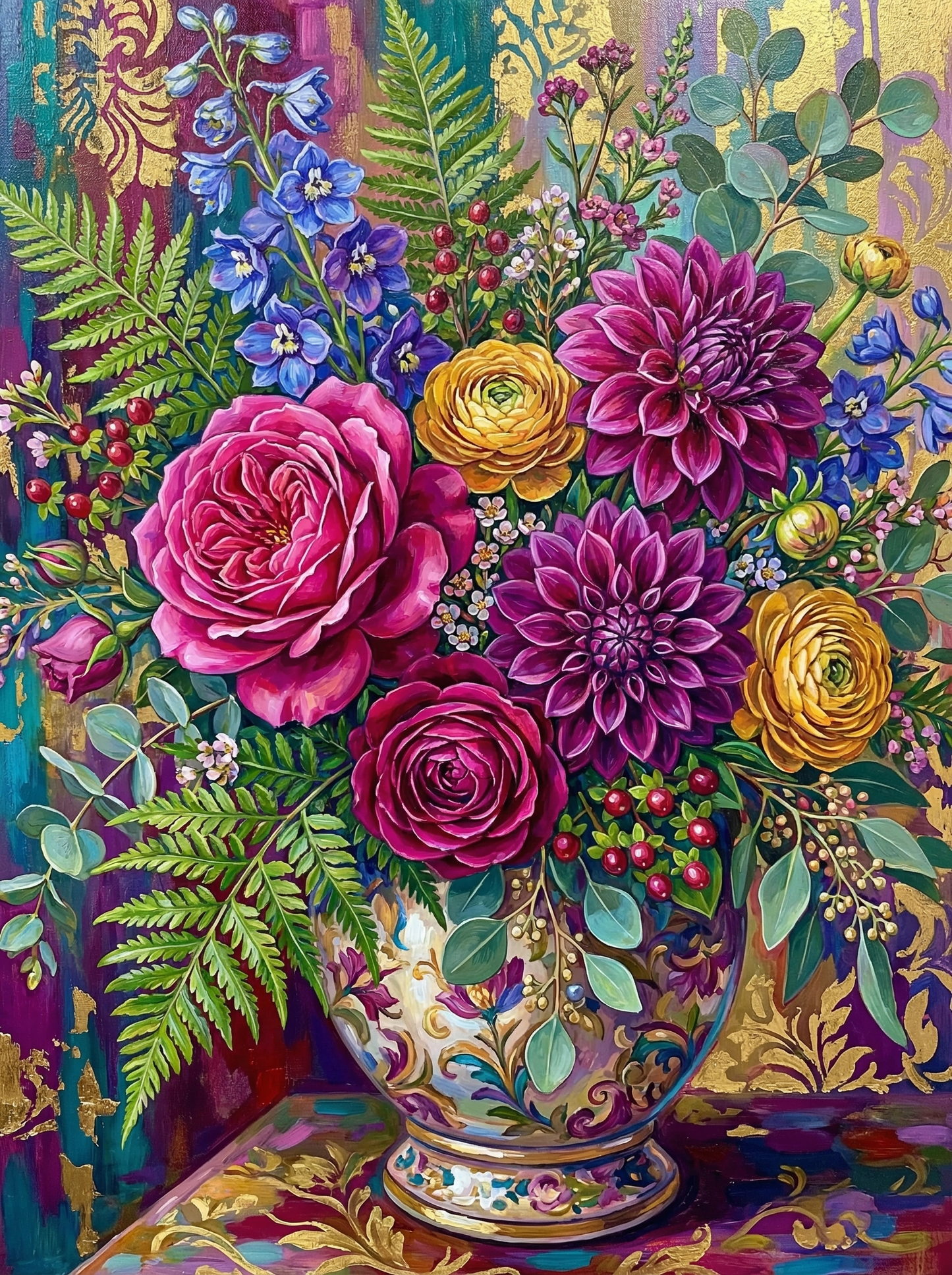 Botanical Garden Arrangement (80 Colors)