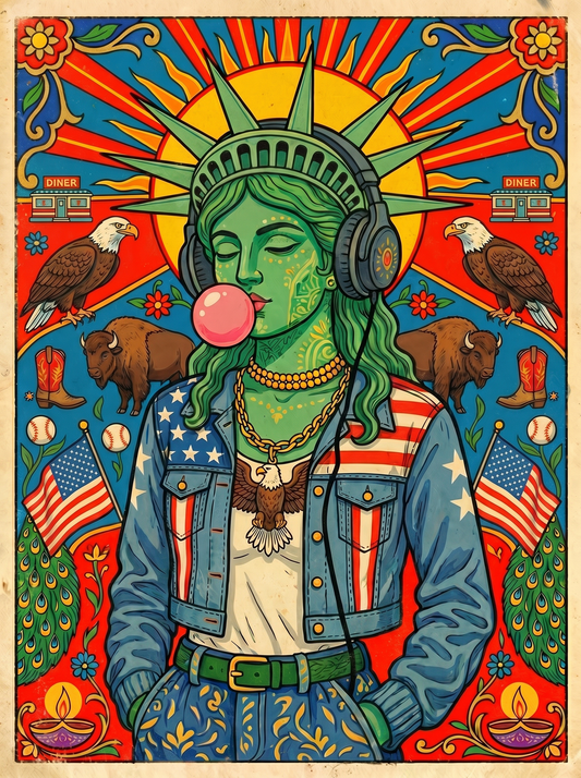 Bubblegum Liberty Statue (120 Colors)