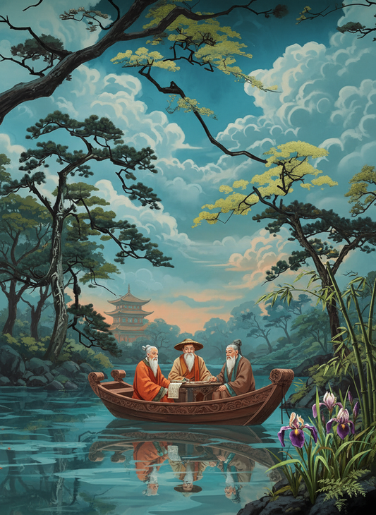Three Scholars River (120 Colors)