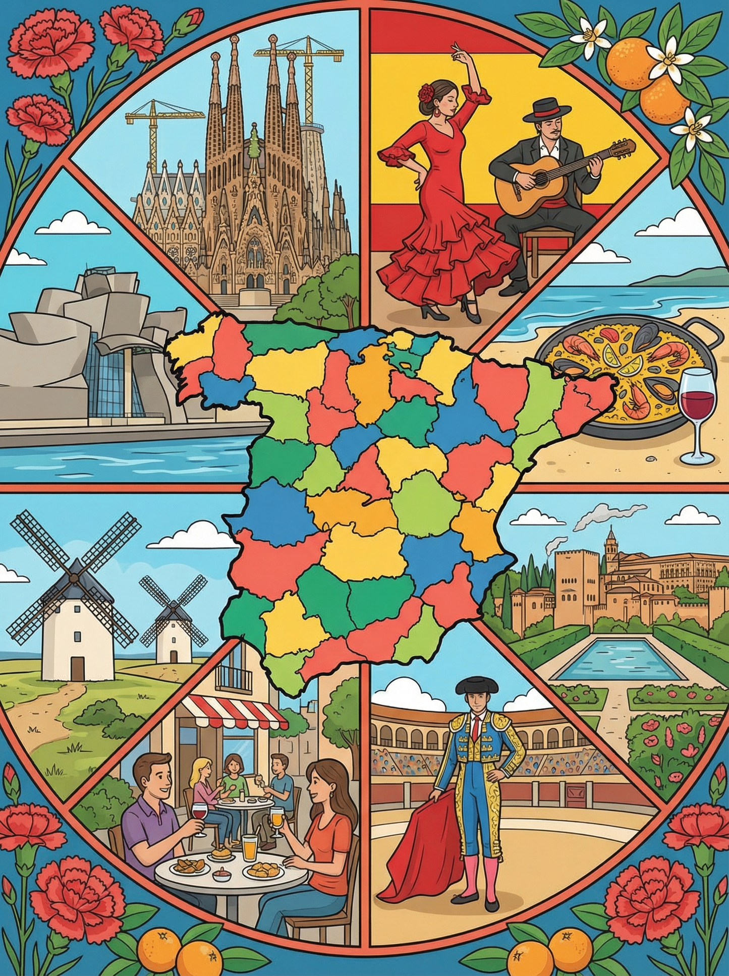 Spanish Cultural Tapestry (120 Colors)