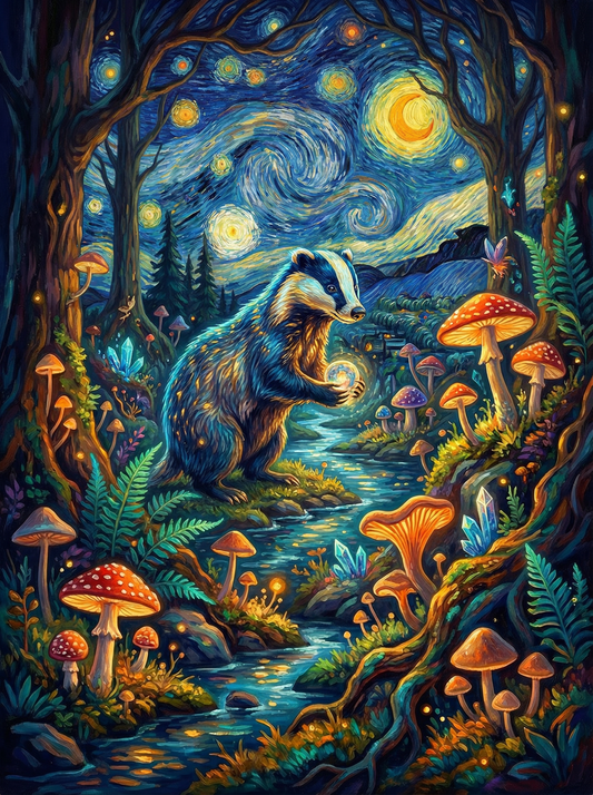 Moonlit Forest Guardian (120 Colors)