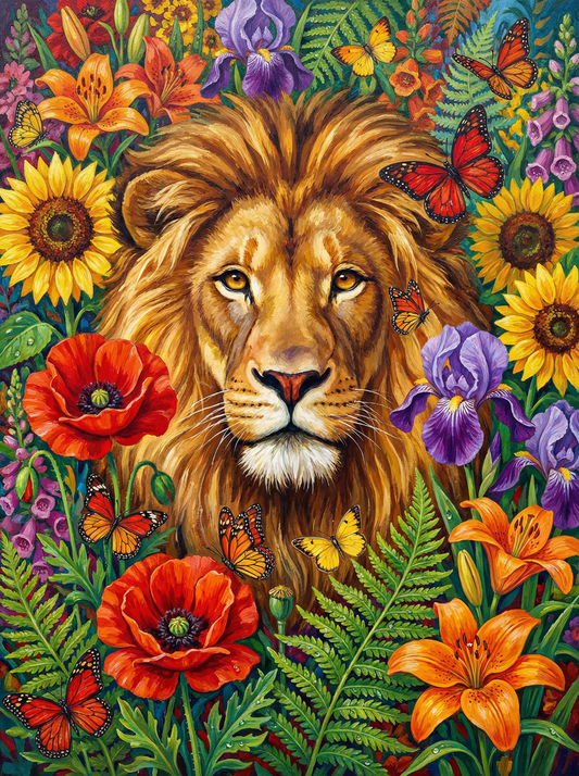 Sunlit Lion Bloom (80 Colors)