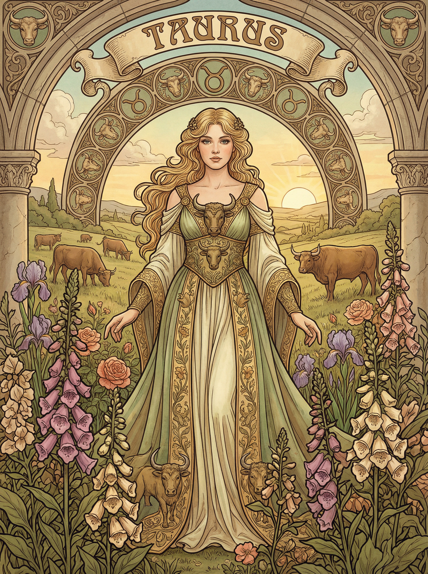 Taurus Meadow Goddess (120 Colors)