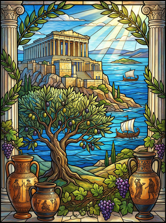 Ancient Greek Temple Coast (120 Colors)