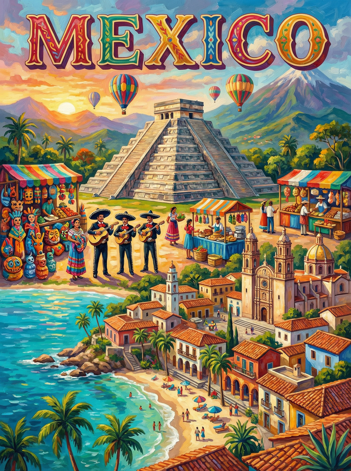 Mexico Fiesta by the Sea (80 Colors)