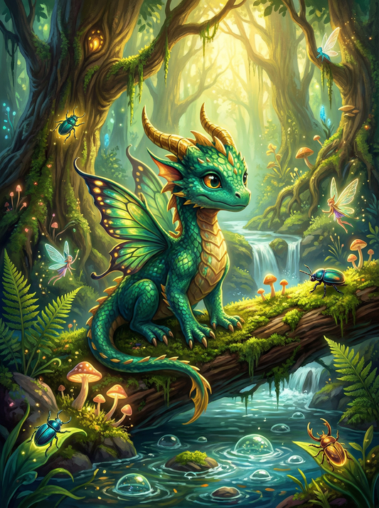 Enchanted Forest Dragon (120 Colors)