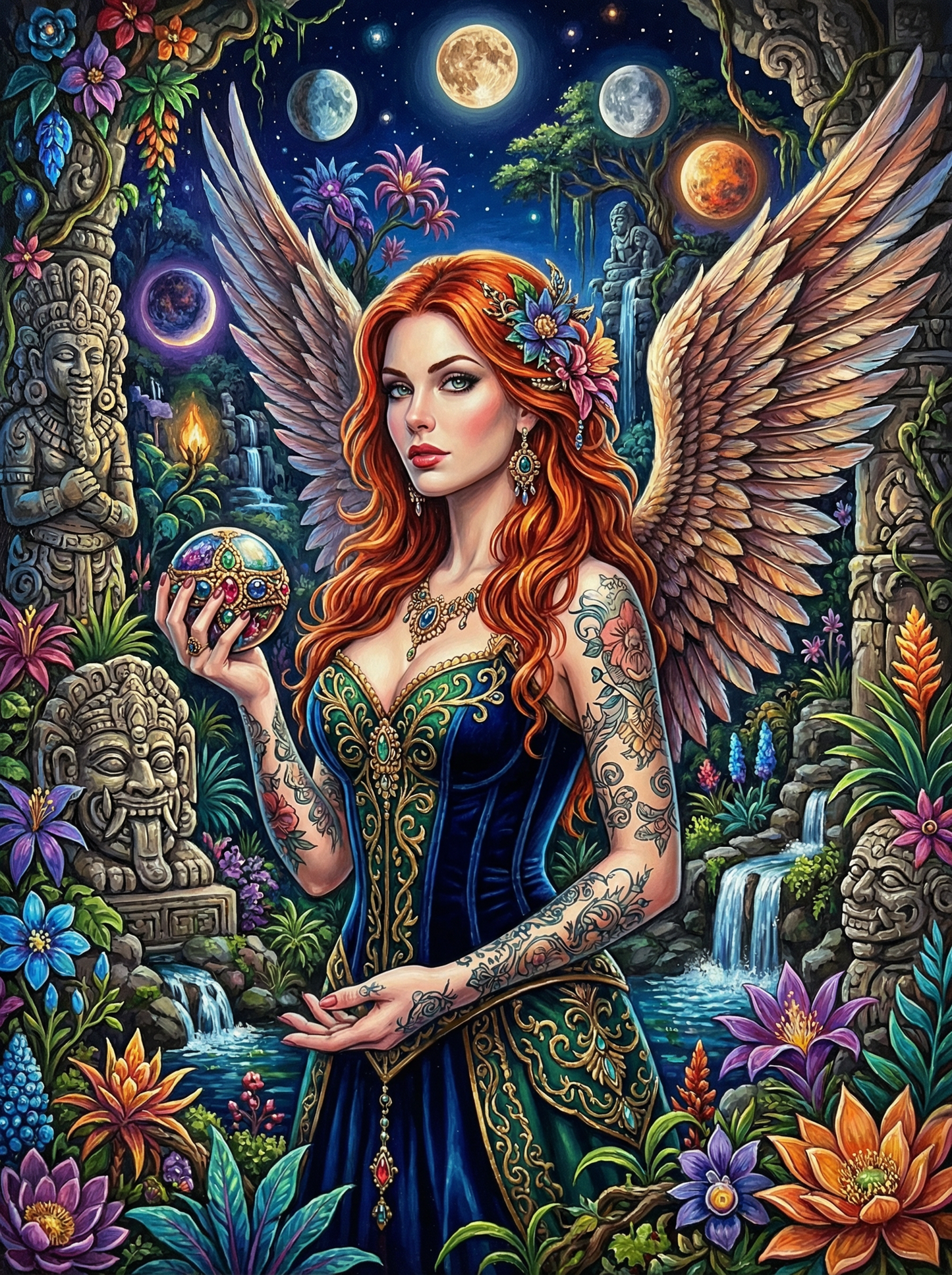 Celestial Winged Goddess (80 Colors)