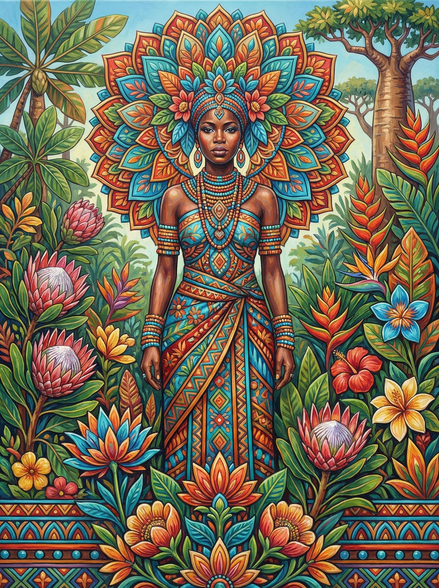 Mandala Queen of Nature (120 Colors)