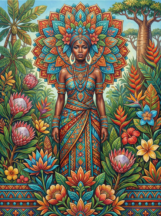 Mandala Queen of Nature (120 Colors)
