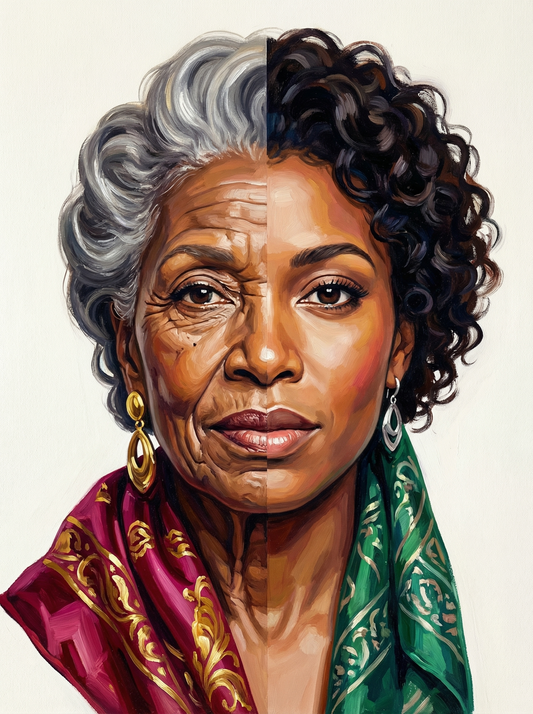 Colorful Wrap Portrait (120 Colors)