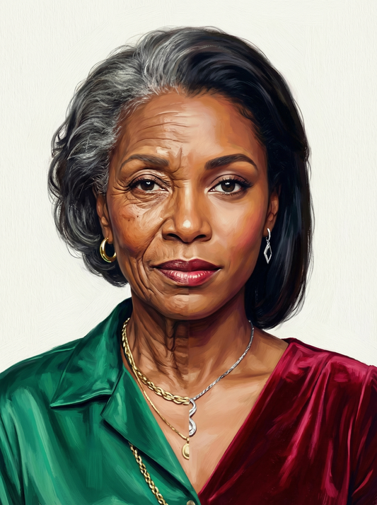 Confident Woman Portrait (80 Colors)