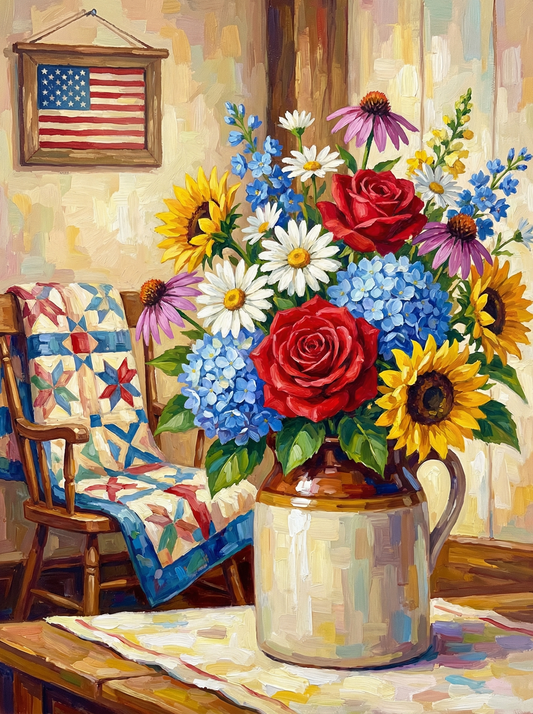 Cottage Quilt Room Display (80 Colors)