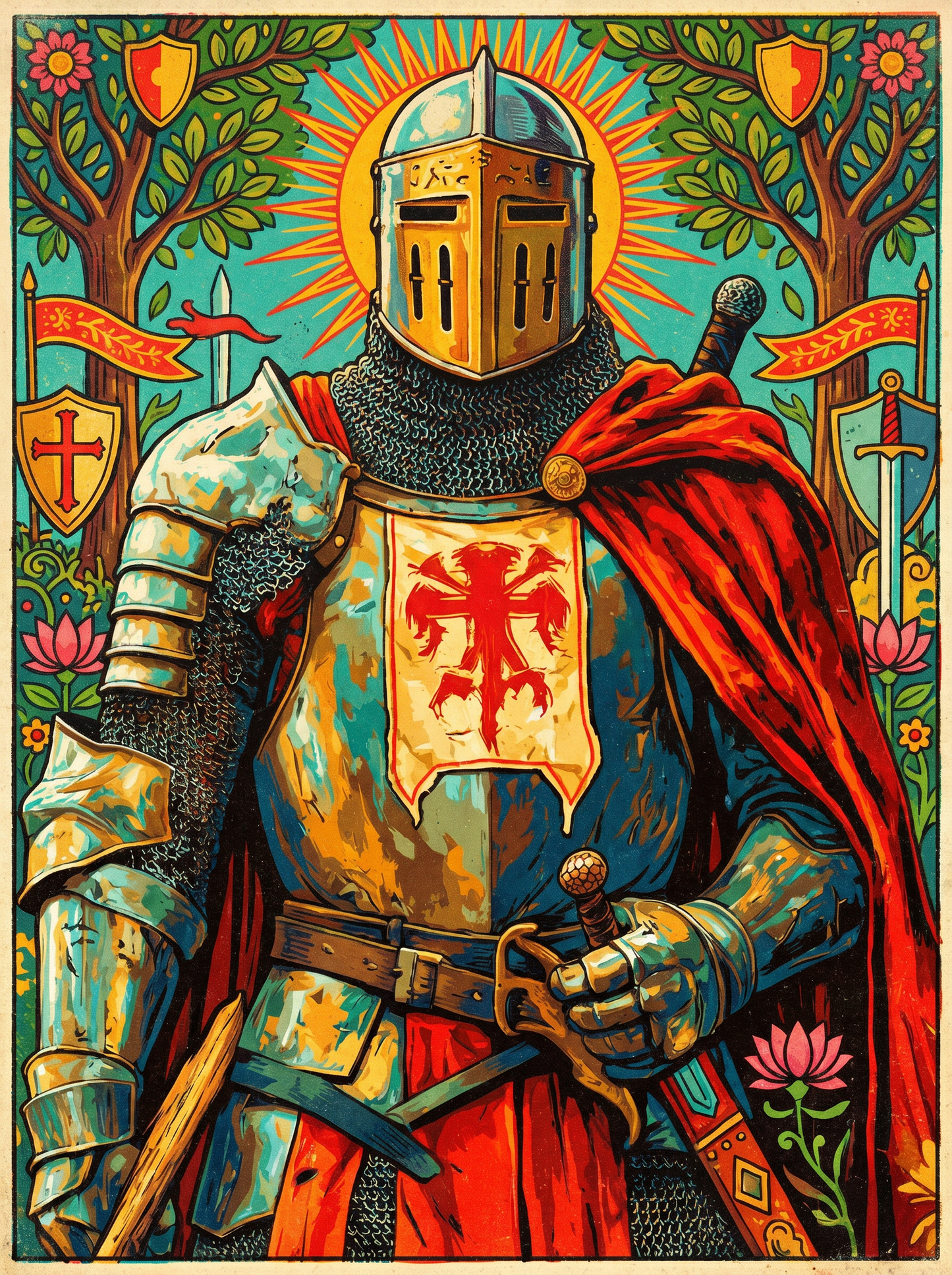 Crusader Knight Armor (120 Colors)