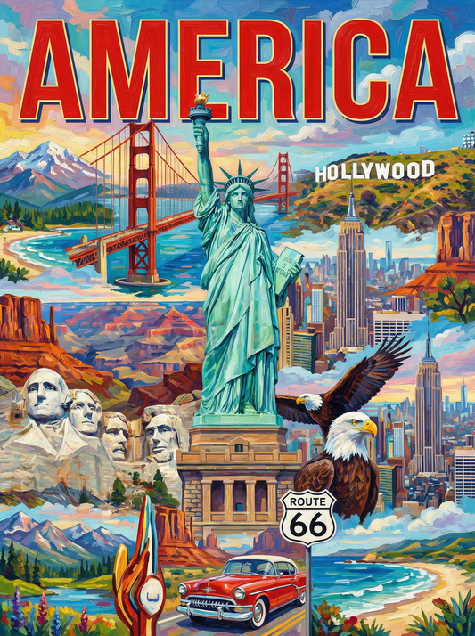 America Iconic Journey (80 Colors)