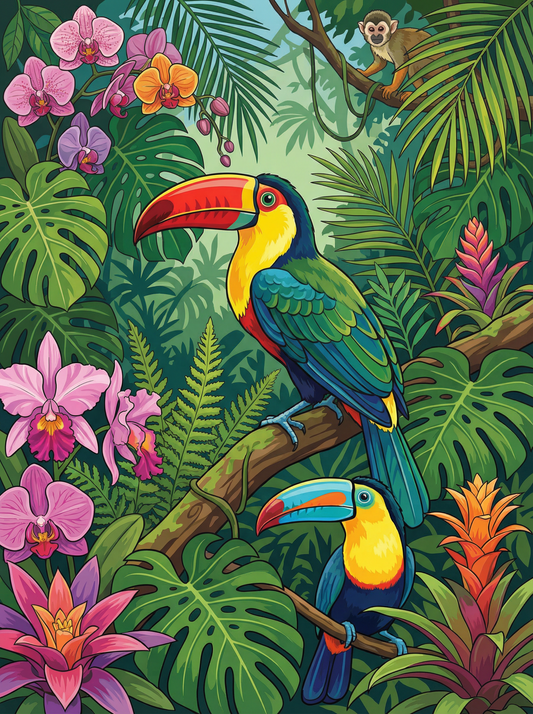 Tropical Haven Toucan (80 Colors)