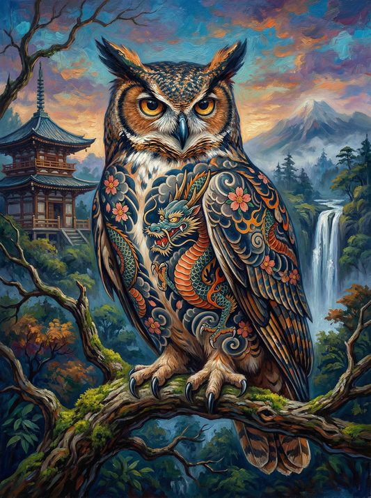 The Dragon Owl (80 Colors)