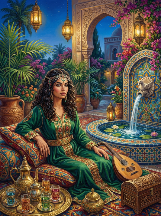 Desert Oasis Musician (80 Colors)