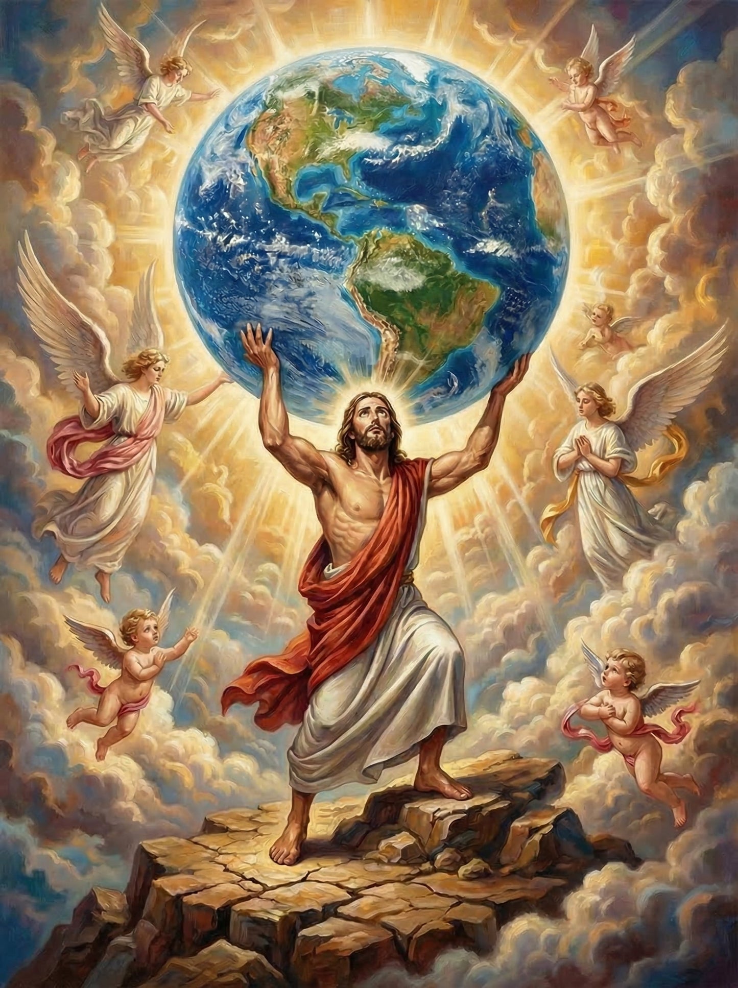 Divine Strength Lifting Earth (80 Colors)