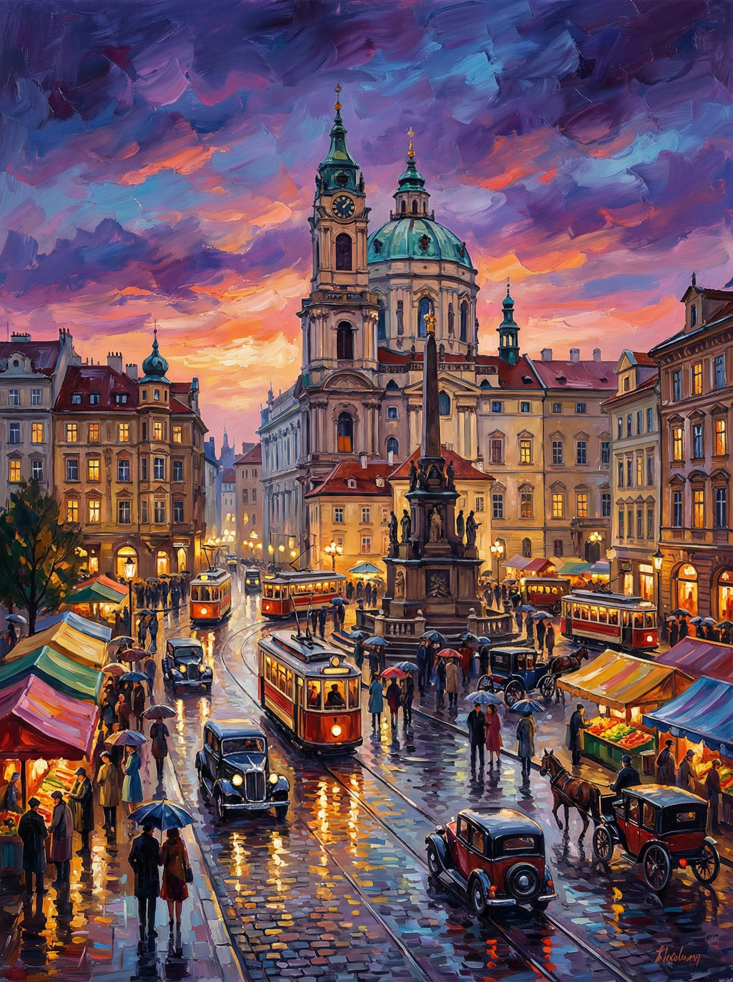 Old Town Twilight Tram (80 Colors)