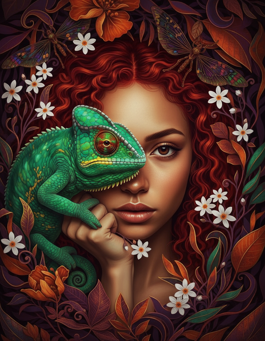 Chameleon Red Curls (120 Colors)