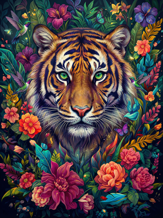 Jungle Bloom Tiger (120 Colors)