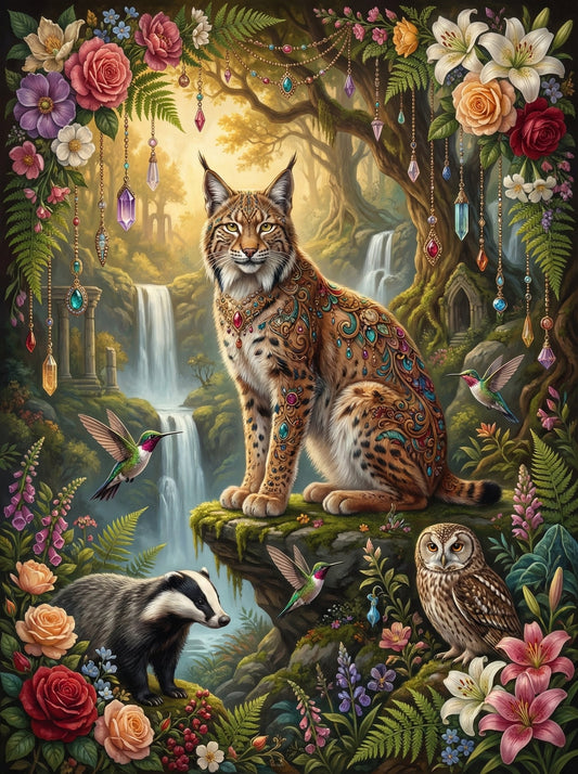 Enchanted Lynx Waterfall (120 Colors)