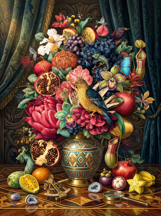 Exotic Fruit Flower Vase (120 Colors)
