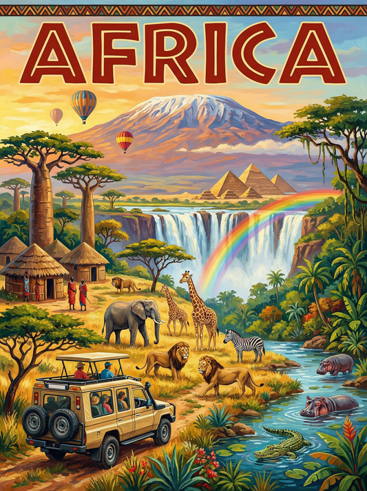 Africa Wild Majesty (80 Colors)