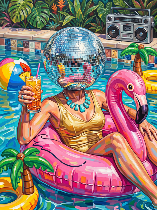 Flamingo Float Disco Queen (80 Colors)