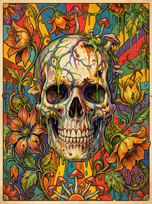 Floral Skull Blossoms (120 Colors)