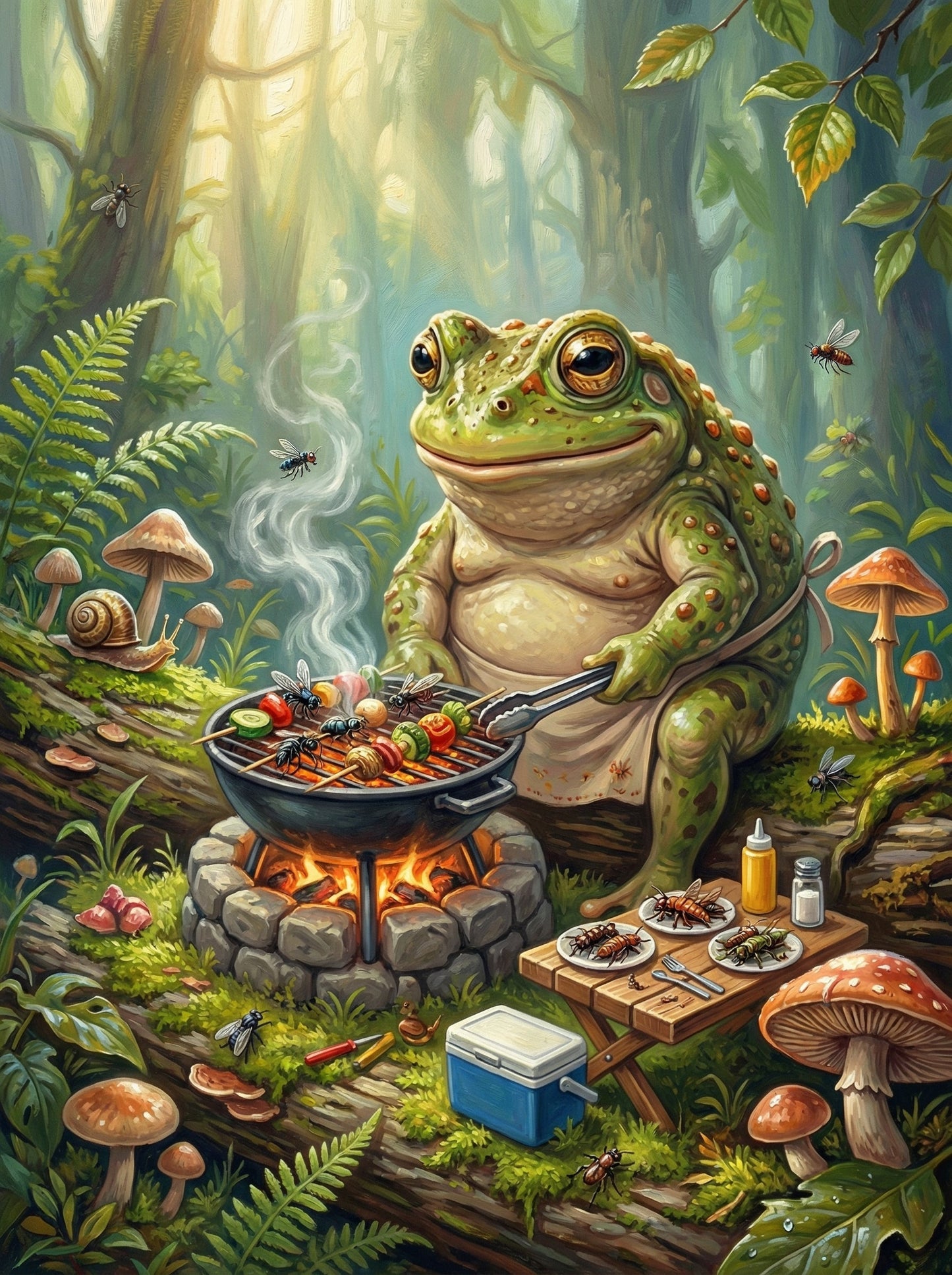 Frog Campfire Cooking (80 Colors)