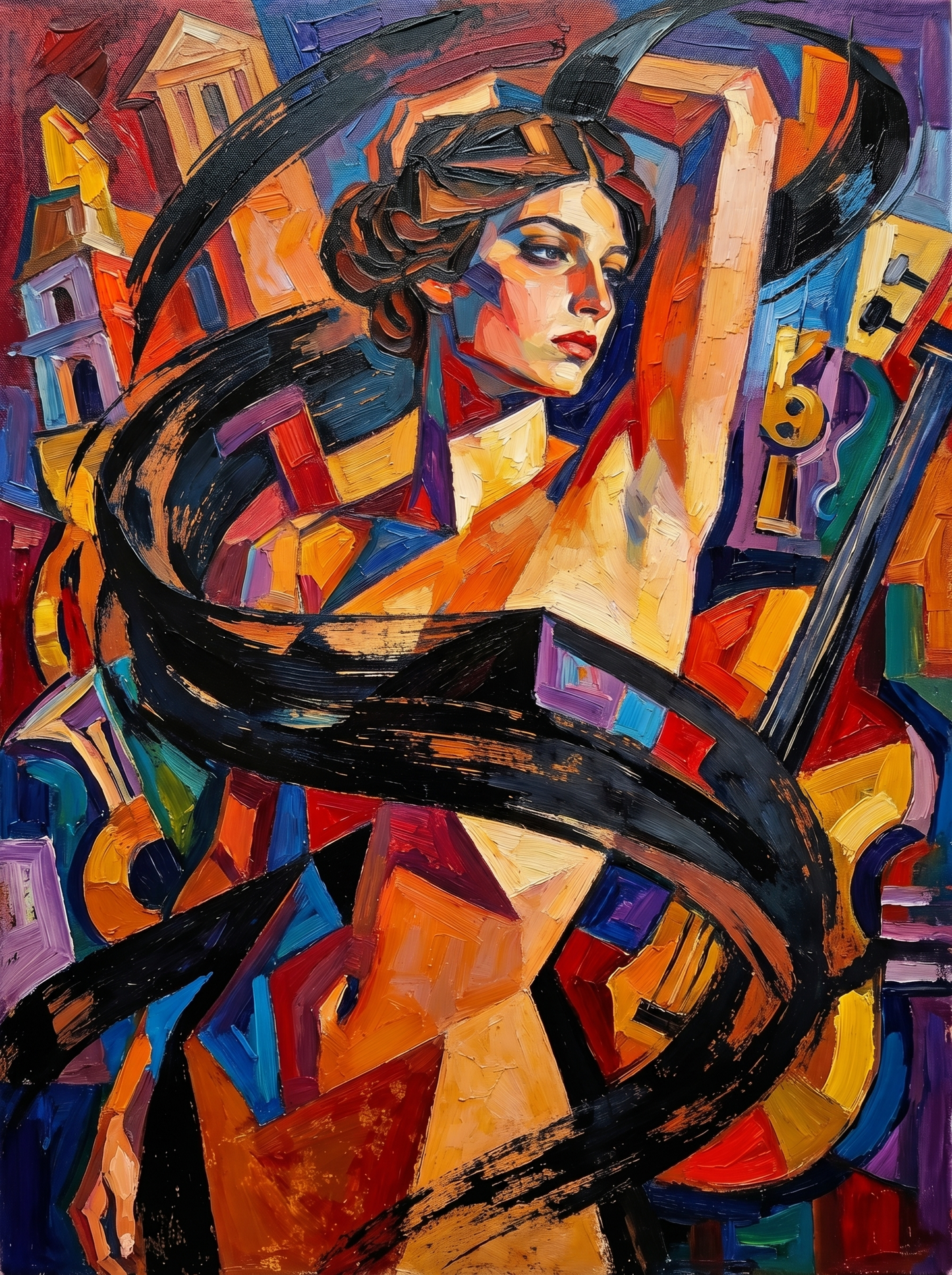 Geometric Abstract Figure (120 Colors)