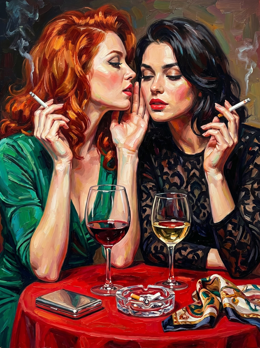 Girlfriends Wine Night Secrets (80 Colors)