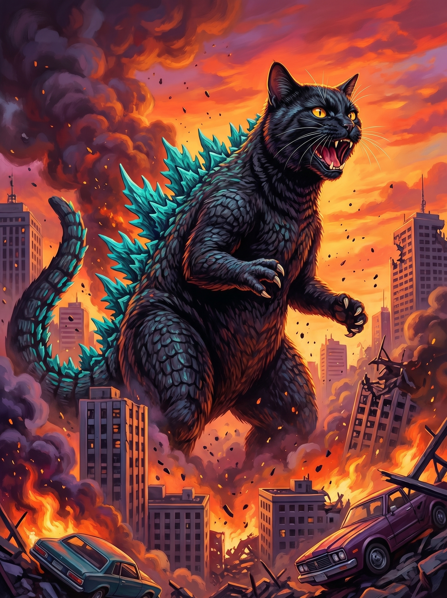 Godzilla City Monster Attack (80 Colors)