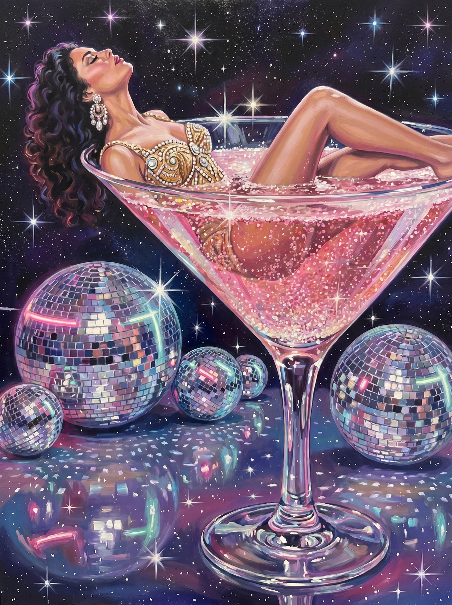 Golden Martini Disco Night (80 Colors)