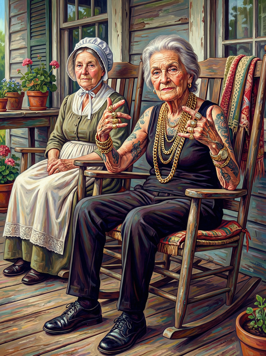 Graceful Elders Peace Sign (80 Colors)