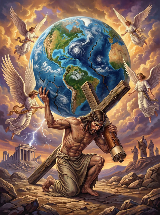 Jesus Carrying the World (120 Colors)