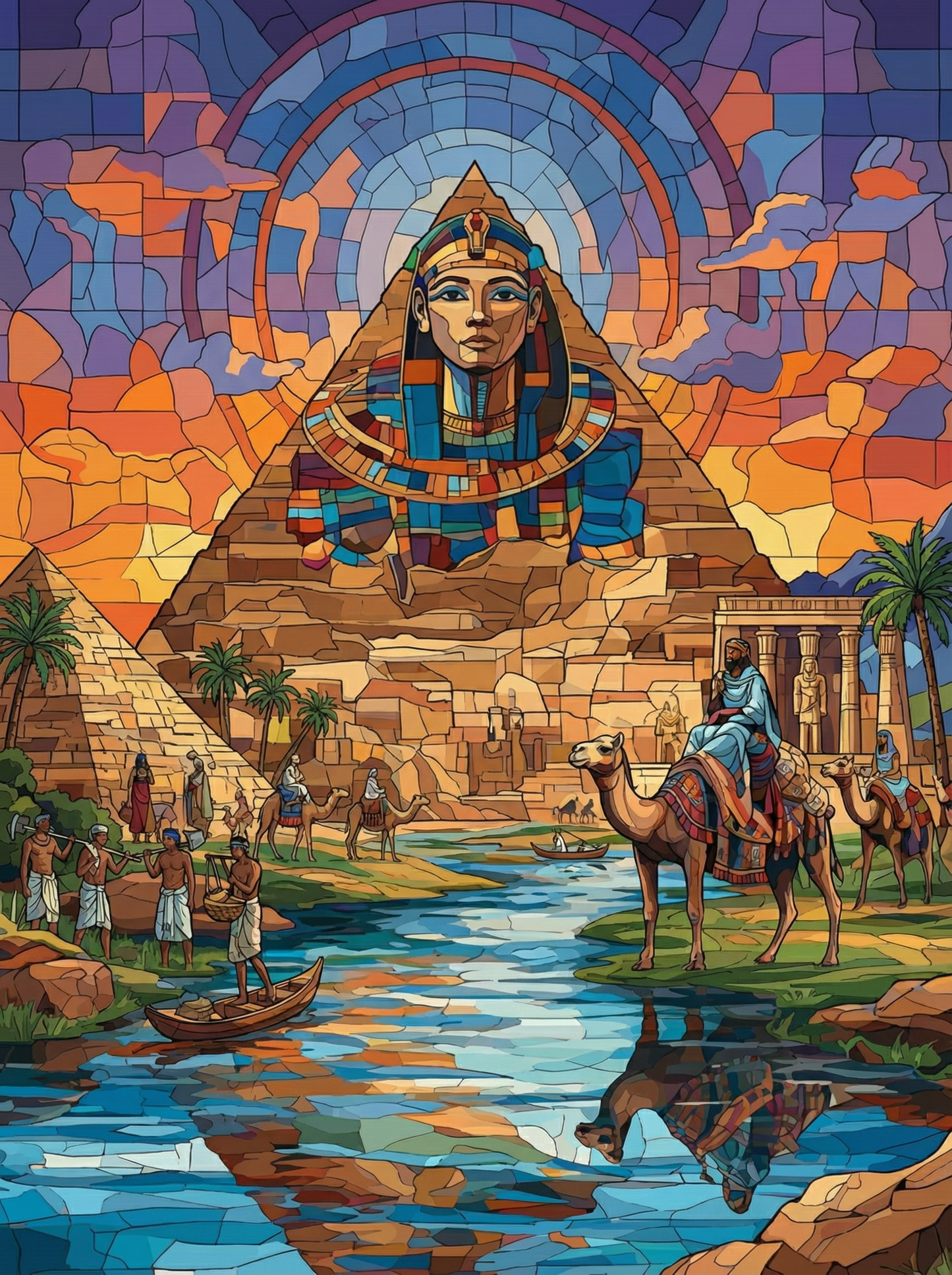 Sunrise Pyramid Kingdom (80 Colors)