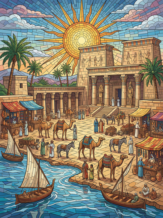 Golden Nile Marketplace (120 Colors)