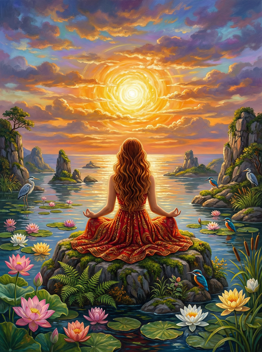 Golden Lotus Awakening (80 Colors)