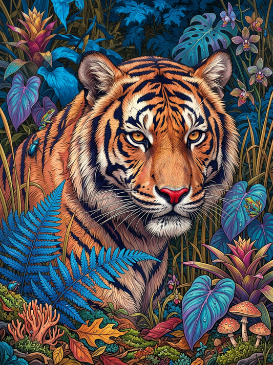 Jungle Tiger Watcher (120 Colors)